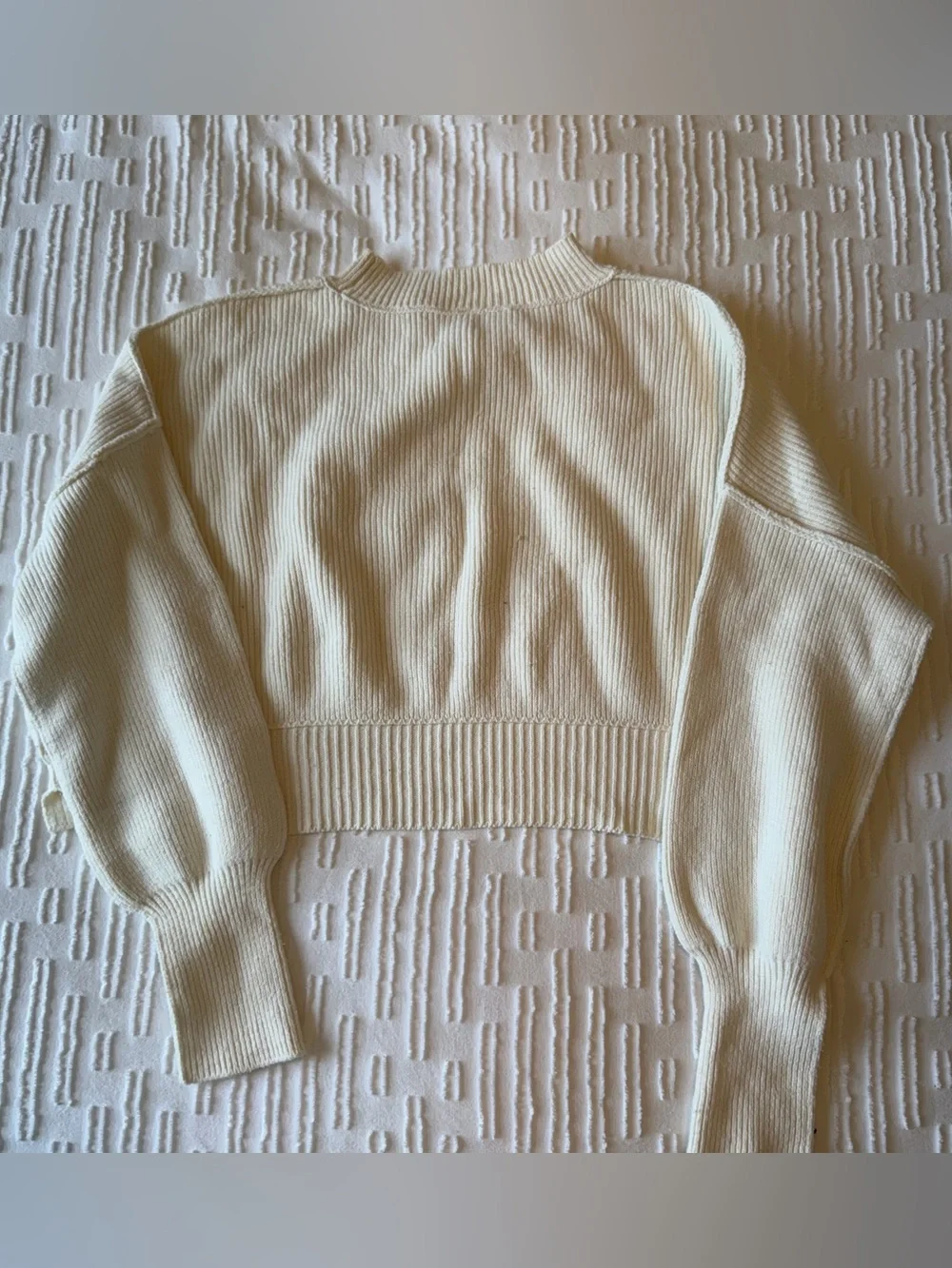 Free People Easy Street Crop Pullover in Moonglow